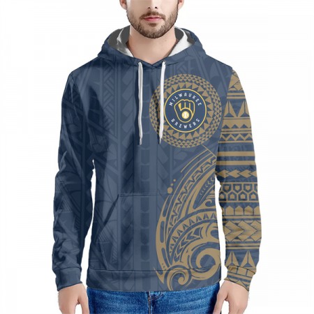 Men's Milwaukee Brewers Navy Hoodie