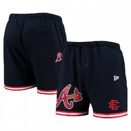 Men's Atlanta Braves Navy Mesh Shorts