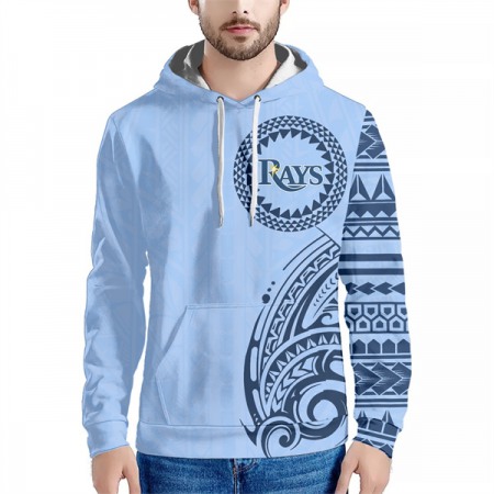 Men's Tampa Bay Rays Light Blue Hoodie