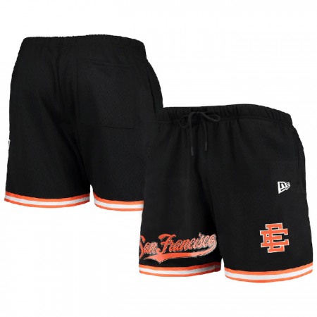 Men's San Francisco Giants Black Mesh Shorts