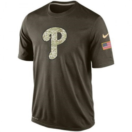 Men's Philadelphia Phillies Salute To Service Nike Dri-FiT T-Shirt