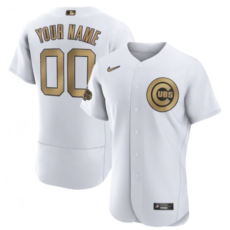 Men's Chicago Cubs ACTIVE Player Custom 2022 All-Star White Flex Base Stitched MLB Jersey