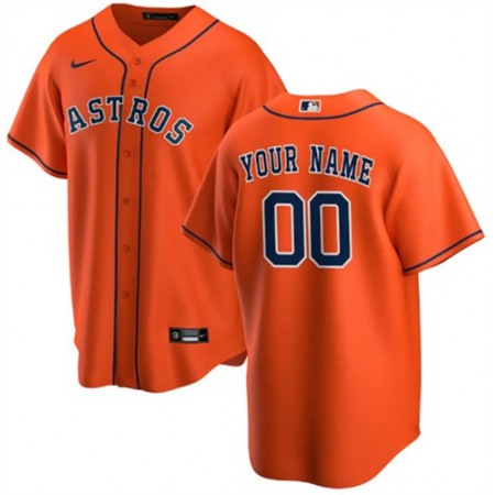 Men's Houston Astros Customized Stitched MLB Jersey