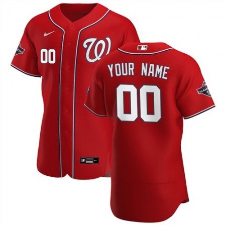 Men's Washington Nationals Customized Stitched MLB Jersey