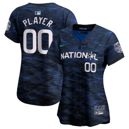 Women's ACTIVE Player Custom 2023 All-star Royal Stitched Baseball Jersey(Run Small)