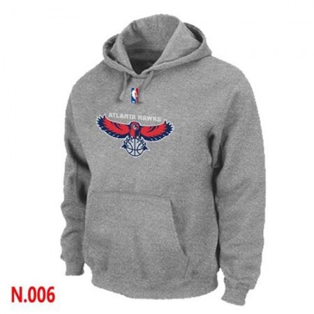 NBA Atlanta Hawks Pullover Hoodie Light Grey