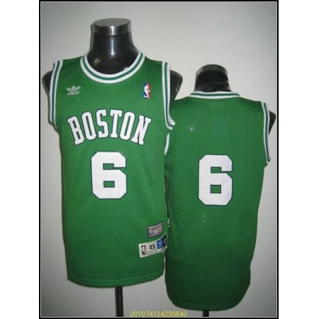 Celtics #6 Bill Russell Stitched Green Adidas Throwback NBA Jersey