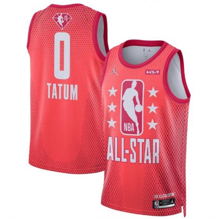 Men's 2022 All-Star #0 Jayson Tatum Maroon Stitched Jersey