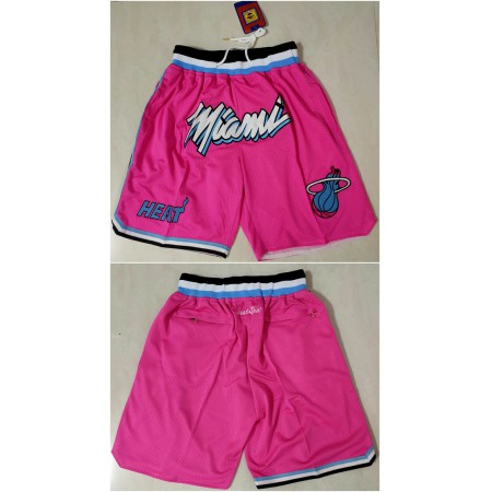 Men's Miami Heat Pink Shorts (Run Small)