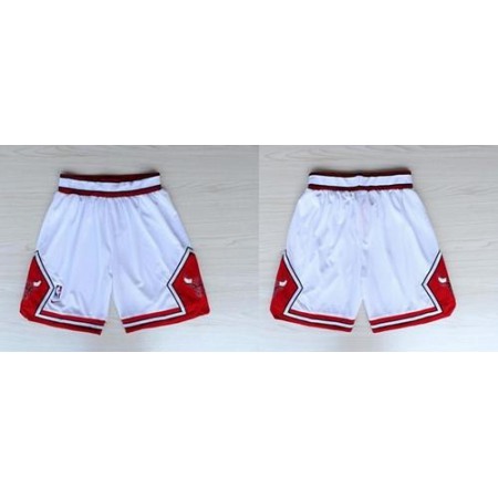 Nike Chicago Bulls White NBA Shorts