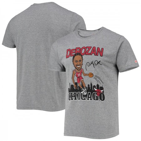 Men's Chicago Bulls Grey Basketball T-Shirt