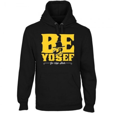 Appalachian State Mountaineers Be Yosef Pullover Hoodie Black