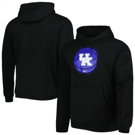 Men's Kentucky Wildcats Black Basketball Pullover Hoodie