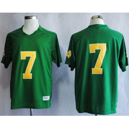 Fighting Irish #7 Stephon Tuitt Green Stitched NCAA Jersey