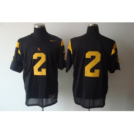 Trojans #2 Taylor Mays Black Stitched NCAA Jersey