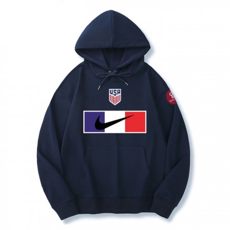 Men's American World Cup Soccer Hoodie Navy 001