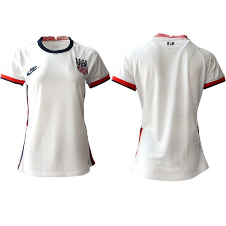 Women's USA Blank Home Soccer Country Jersey