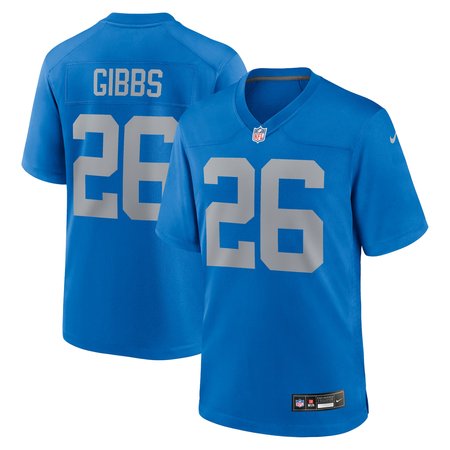 Men's Detroit Lions Jahmyr Gibbs Nike Blue Alternate Game Jersey