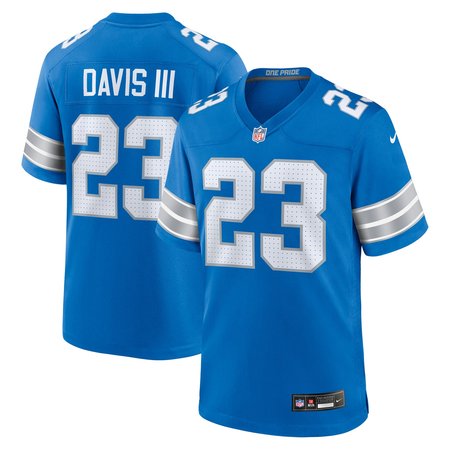 Men's Detroit Lions Carlton Davis III Nike Blue Game Jersey