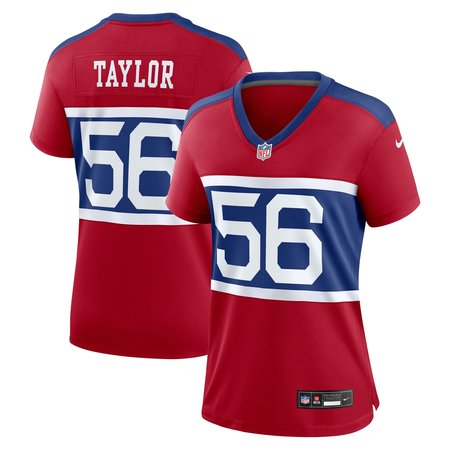 Women's New York Giants Lawrence Taylor Nike Century Red Alternate Retired Player Game Jersey