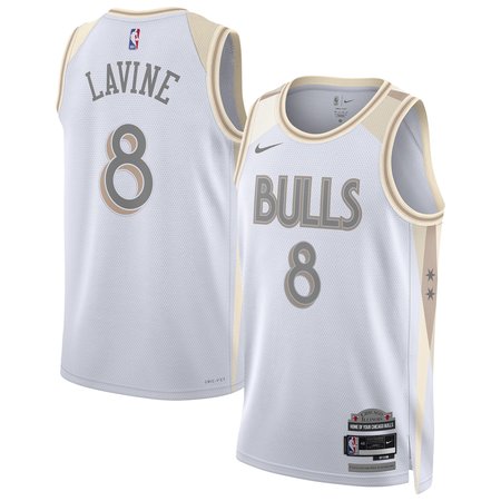 Unisex Chicago Bulls Zach LaVine Nike White 2024/25 Swingman Player Jersey - City Edition