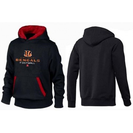 Cincinnati Bengals Critical Victory Pullover Hoodie Black & Red