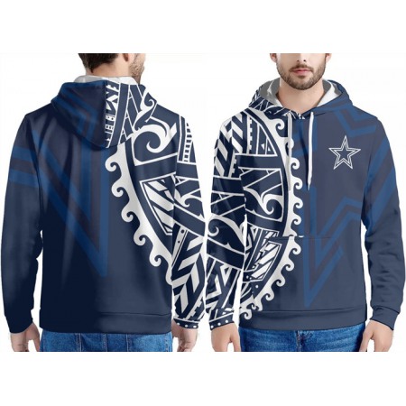 Men's Dallas Cowboys Navy Pullover Hoodie