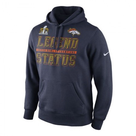 Denver Broncos Nike Super Bowl 50 Champions Parade Hoodie Navy