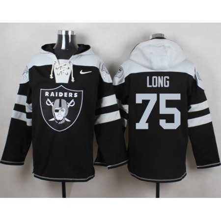 Nike Raiders #75 Howie Long Black Player Pullover NFL Hoodie