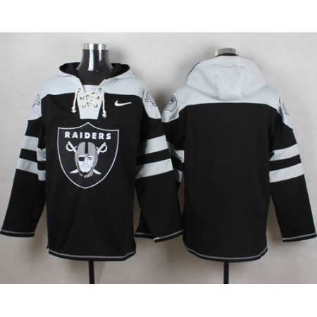 Nike Raiders Blank Black Player Pullover NFL Hoodie