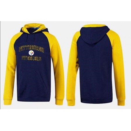 Pittsburgh Steelers Heart & Soul Pullover Hoodie Dark Blue Yellow