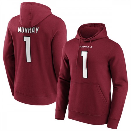 Men's Arizona Cardinals #1 Kyler Murray Red Hoodie