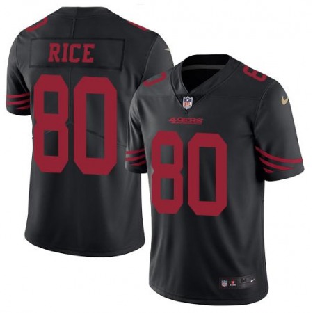 Toddlers San Francisco 49ers #80 Jerry Rice Black Stitched Jersey