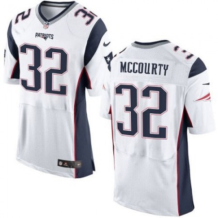 Patriots #32 Devin McCourty White Men's Stitched NFL New Elite Jersey