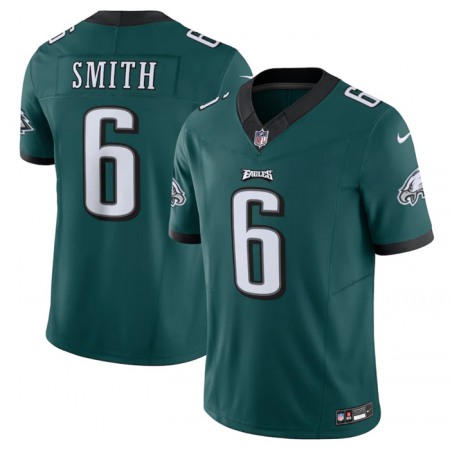 Men's Philadelphia Eagles #6 DeVonta Smith Green 2023 F.U.S.E. Vapor Untouchable Limited Stitched Football Jersey