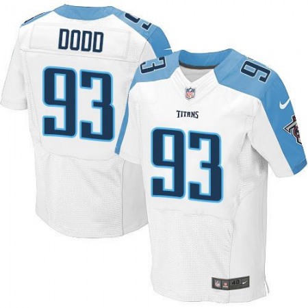 Titans #93 Kevin Dodd White Men's Stitched NFL Elite Jersey