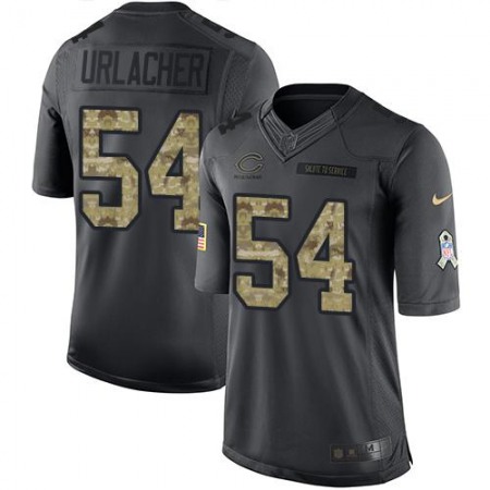 Bears #54 Brian Urlacher Black Youth Stitched NFL Limited 2016 Salute to Service Jersey