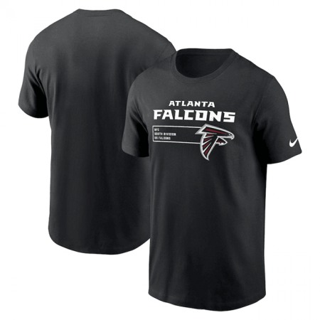 Men's Atlanta Falcons Black Division Essential T-Shirt