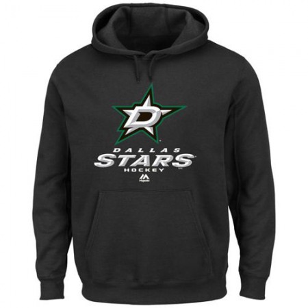 Dallas Stars Majestic Critical Victory VIII Pullover Hoodie Black