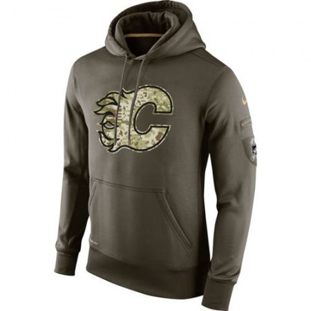 Men's Calgary Flames Nike Salute To Service NHL Hoodie