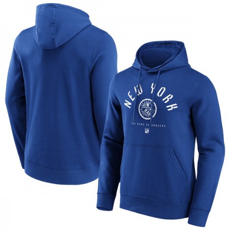 Men's New York Rangers Royal College Stamp Hoodie