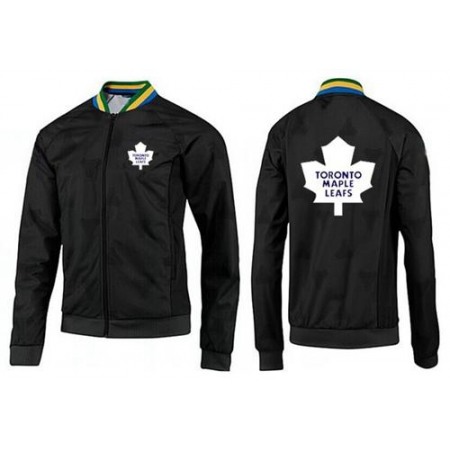 NHL Toronto Maple Leafs Zip Jackets Black-3