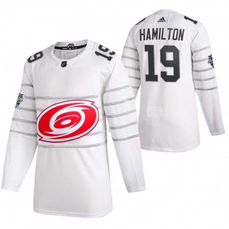 Men's Carolina Hurricanes #19 Dougie Hamilton White Stitched Jersey