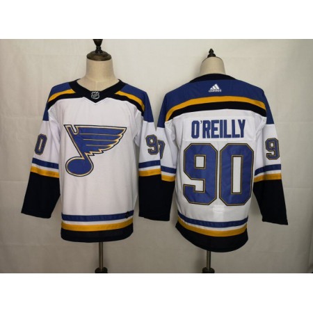 Men's St. Louis Blues #90 Ryan O'Reilly White Stitched NHL Jersey