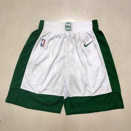 Boston Celtics White Shorts